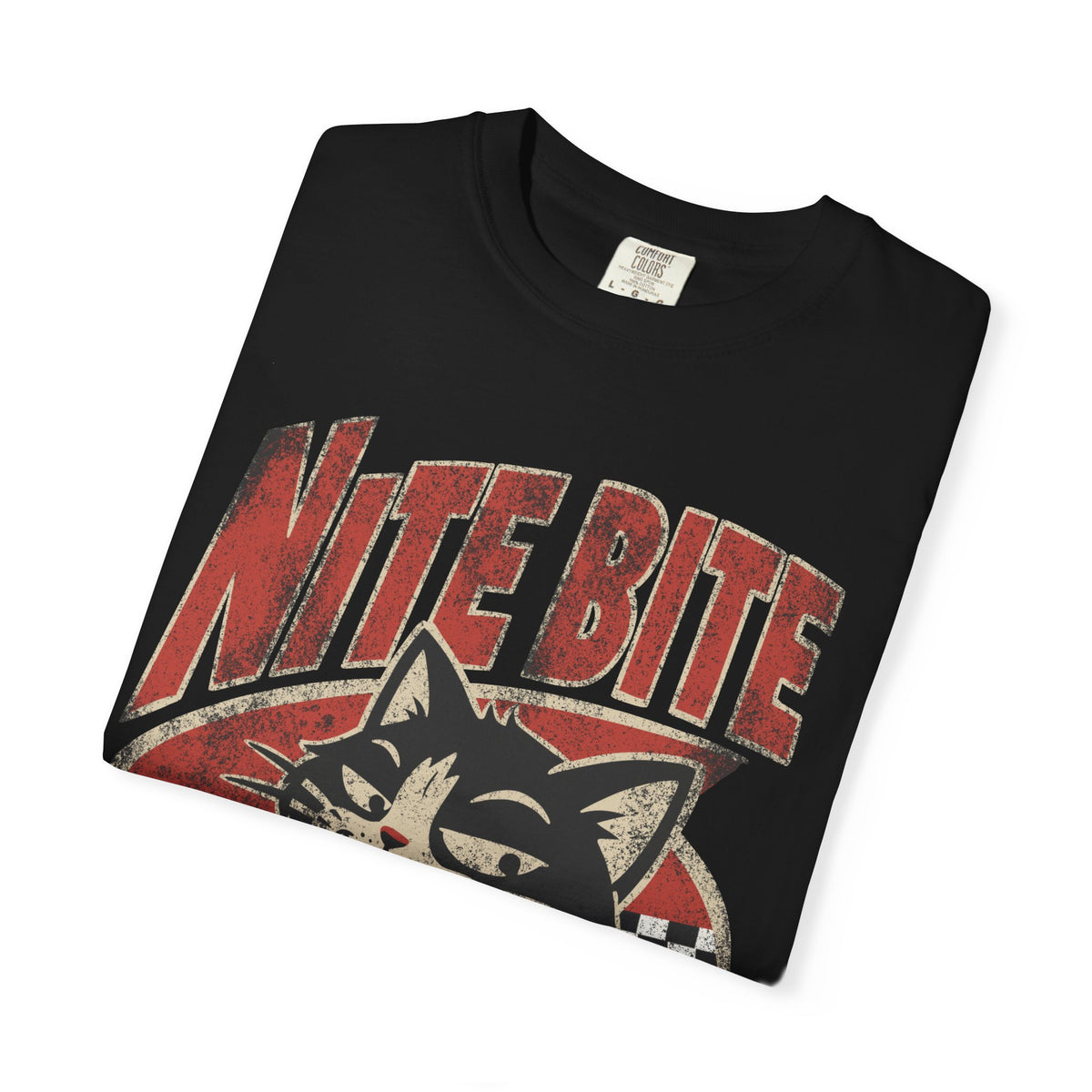 NiteBite Pizza Cat Graphic T-Shirt