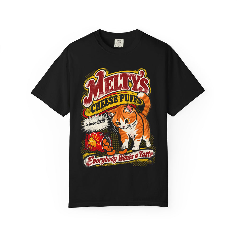 Melty’s Cheese Puffs Orange Cat Graphic T-Shirt