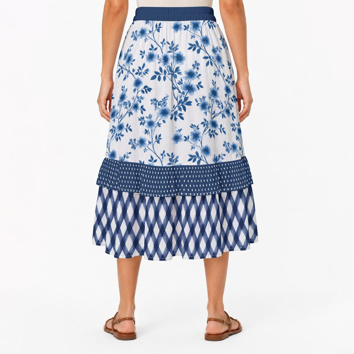 Blue Bazaar Ruffle Skirt