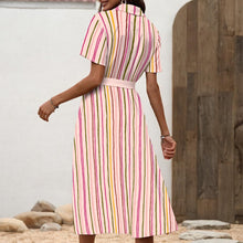 Rosewalk Tie-Waist Shirt Dress