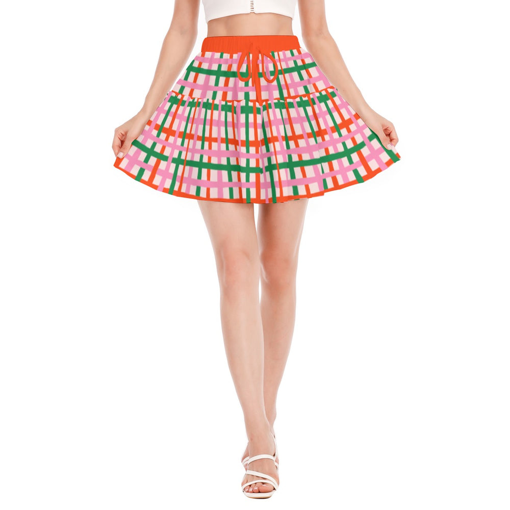 Blush Ruffle Mini Skirt
