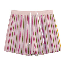 Riviera Stripe Mesh Shorts