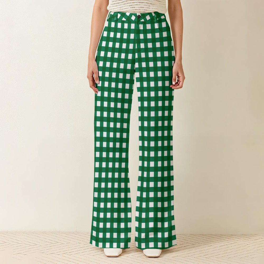 Gallery Green Wide-Leg Pants