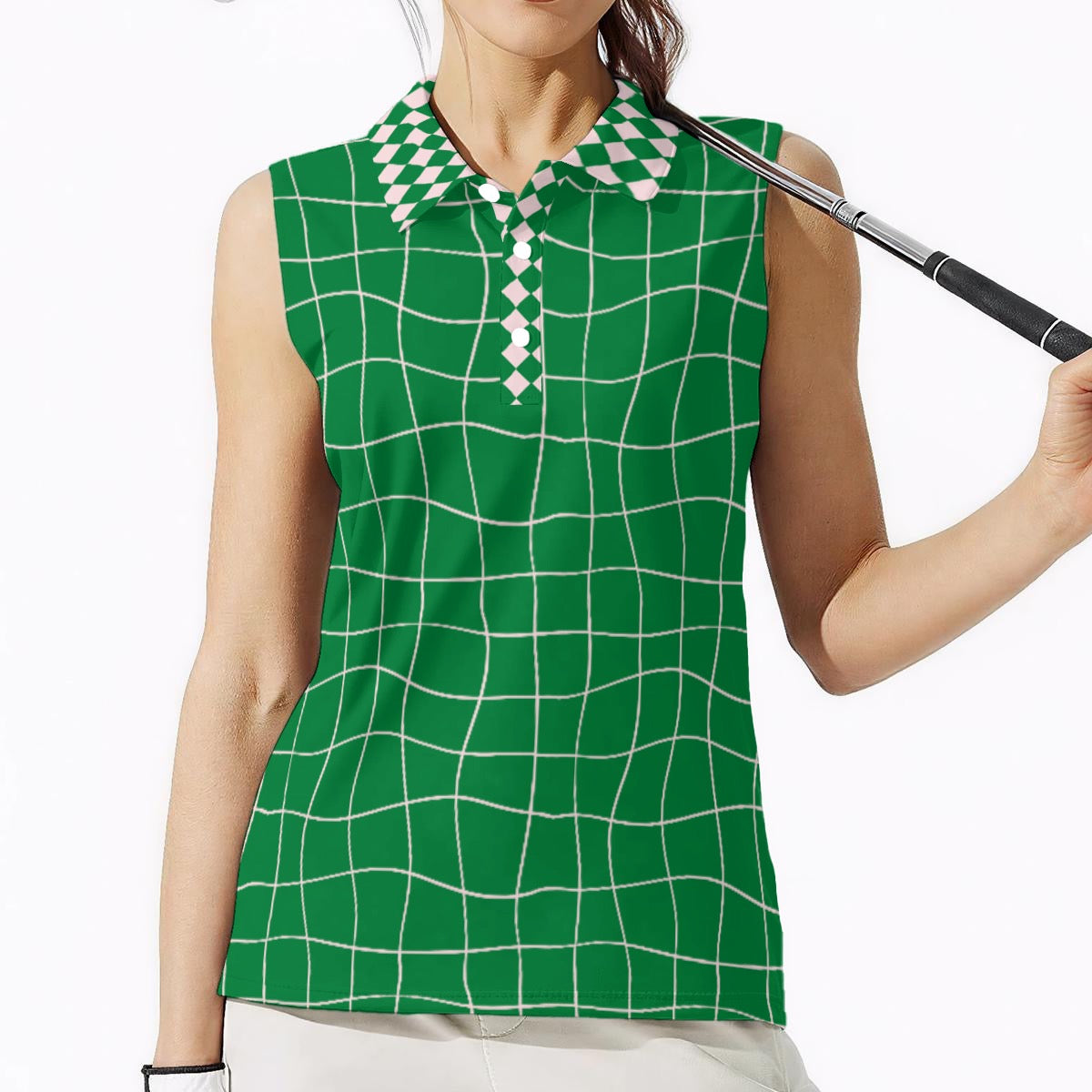 Evergreen Sleeveless Polo