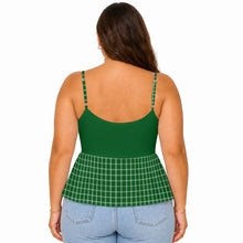 Evergreen Peplum Cami