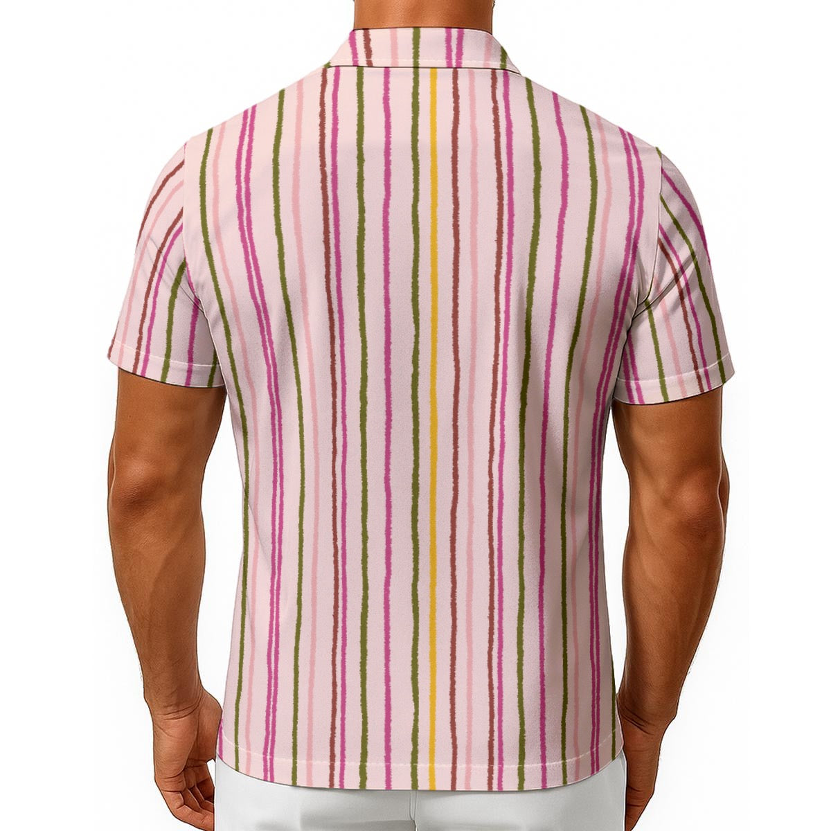 Riviera Stripe Camp Shirt
