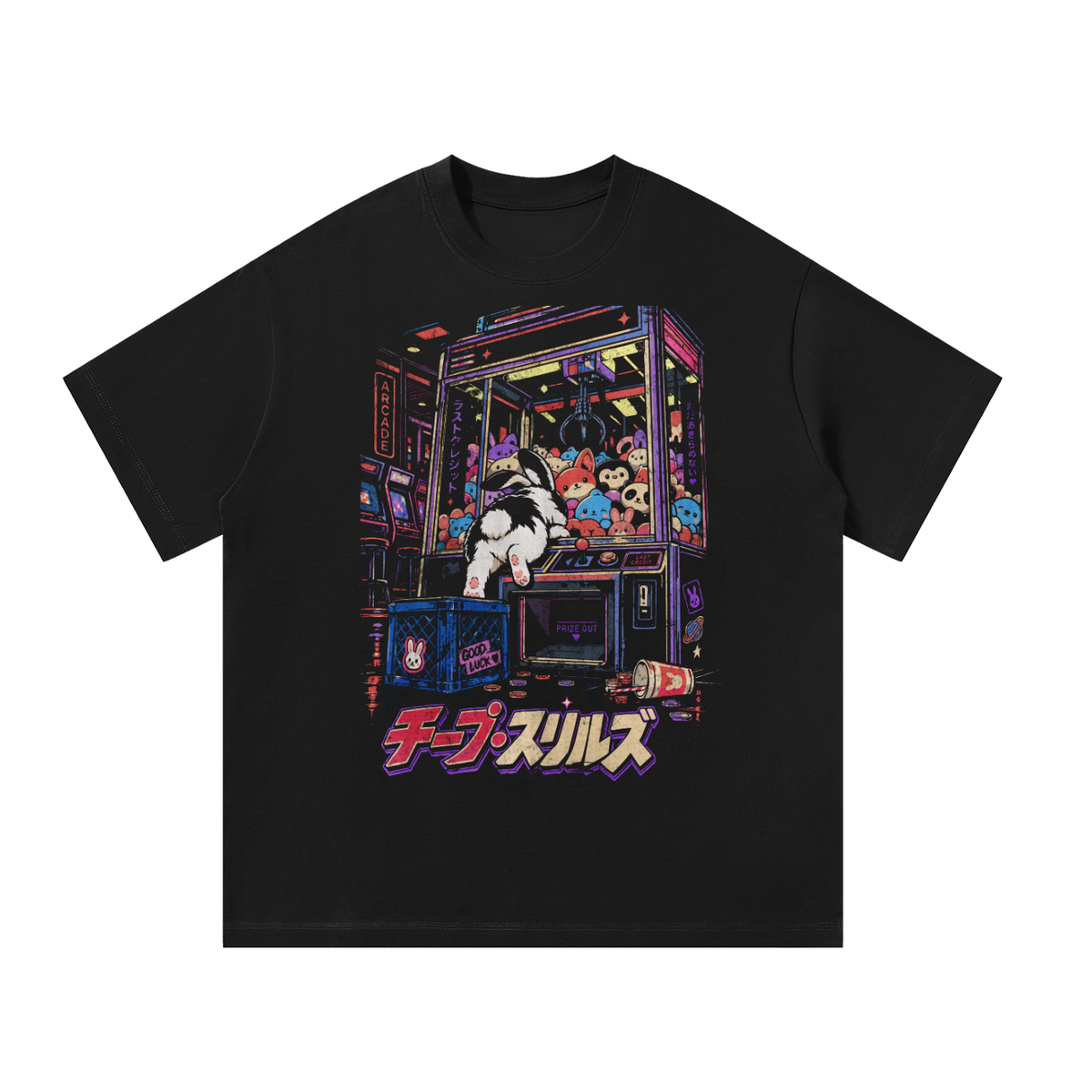 BunnyShirt,RabbitShirt,BunnyTshirt,RabbitTshirt,BunnyGraphicTee,RabbitLoverGift,JapaneseStreetwear,JapaneseTshirt,KawaiiShirt,ArcadeShirt,GamingShirt,GamerTshirt,ClawMachine,GraphicTshirt,RetroGaming