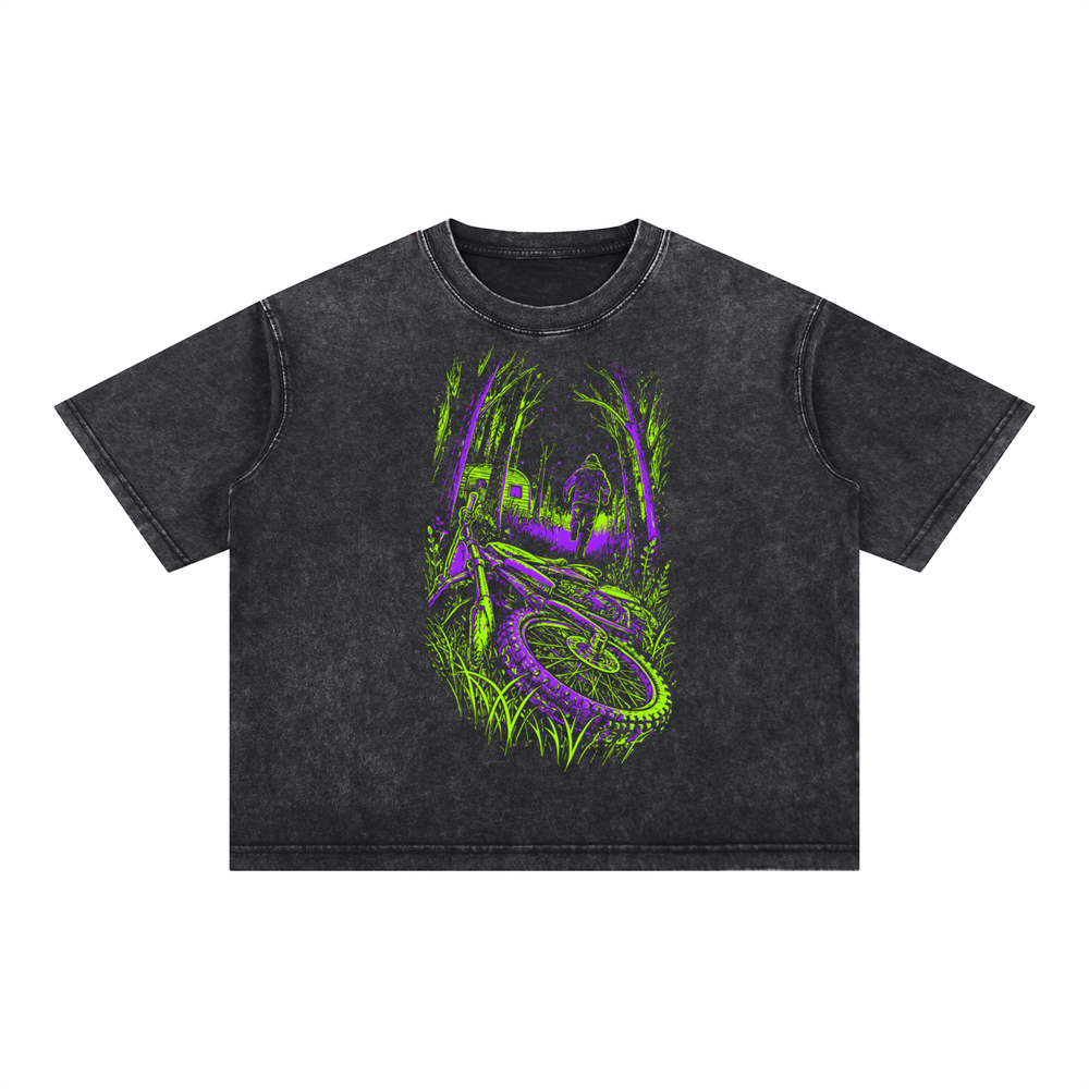 DirtBike,Motocross,Motorcycle,OffRoad,Horror,Streetwear,Grunge,Vintage,AcidWash,Oversized,GraphicTee,NeonArt,DarkFashion,Alternative,Biker